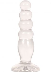 Crystal Jellies Anal Delight Probe Sil A Gel 5 Inch Clear