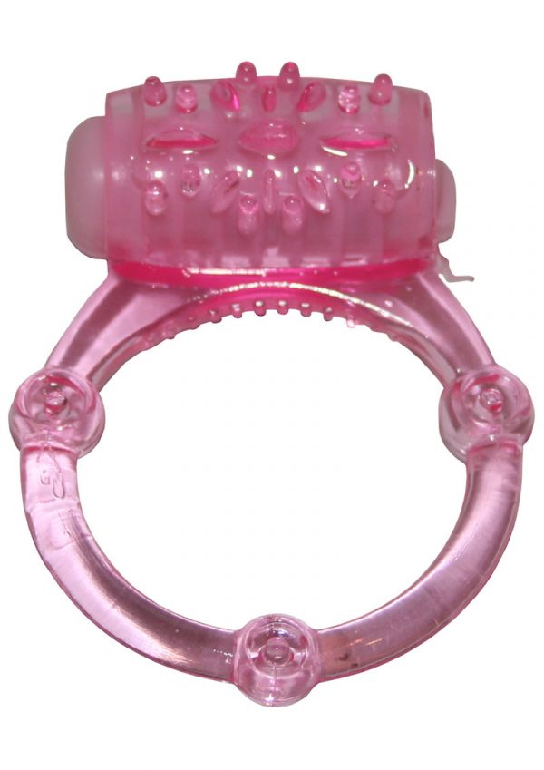 Humm Dinger Vibrating Cockring Magenta