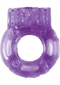 The Macho Vibrating Cockring Purple