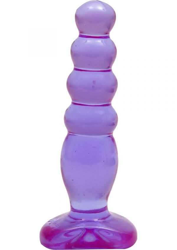 Crystal Jellies Anal Delight Sil A Gel 5 Inch Purple