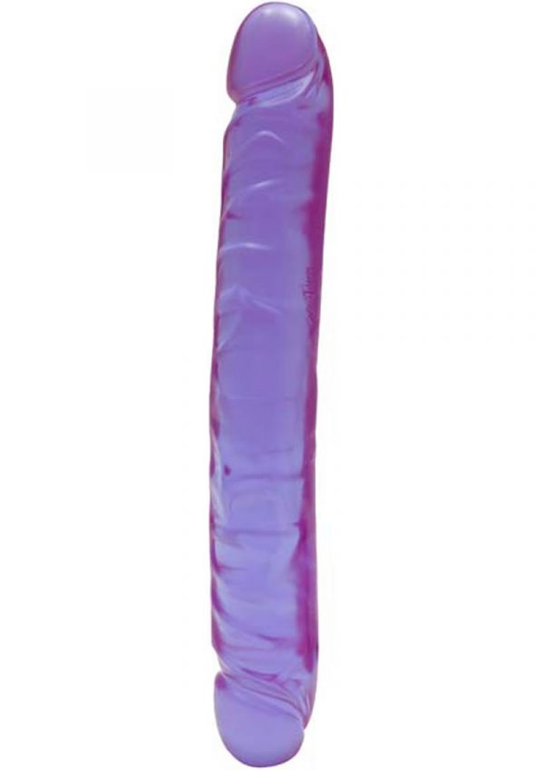 Crystal Jellies Junior Double Dong Sil A Gel 12 Inch Purple