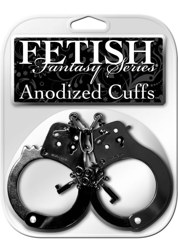 Fetish Fantasy Series Anodized Cuffs Black