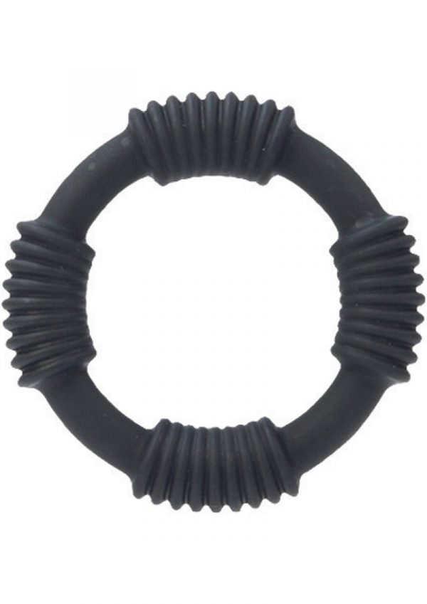 Adonis Silicone Rings Hercules Black