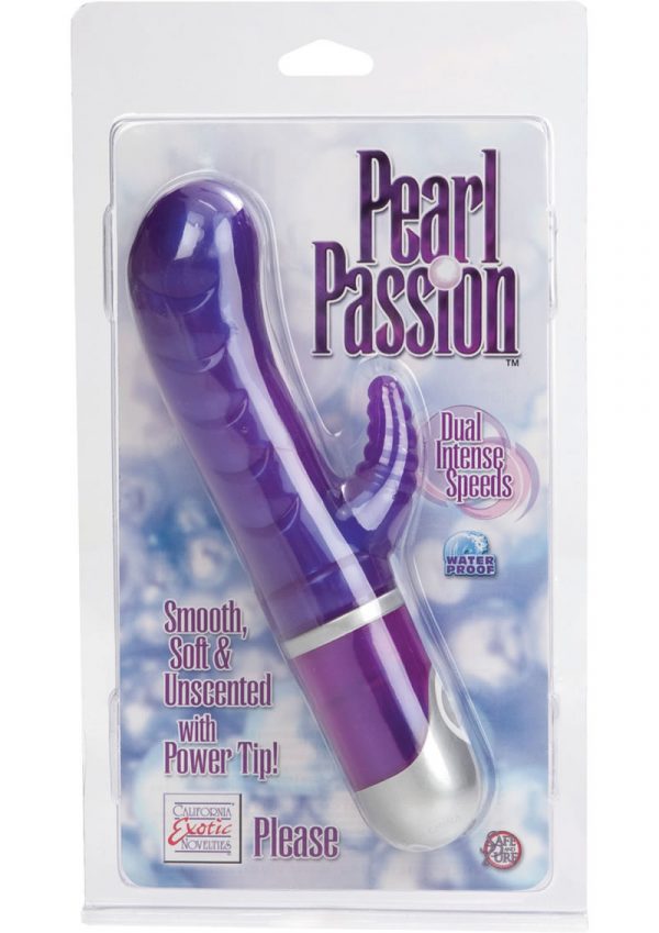 PEARL PASSION PLEASE 2 SPEED WATERPROOF 4.25 INCH PURPLE