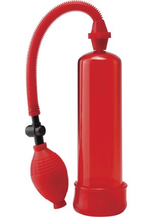 Pump Worx Beginners Power Pump With Cockring Red