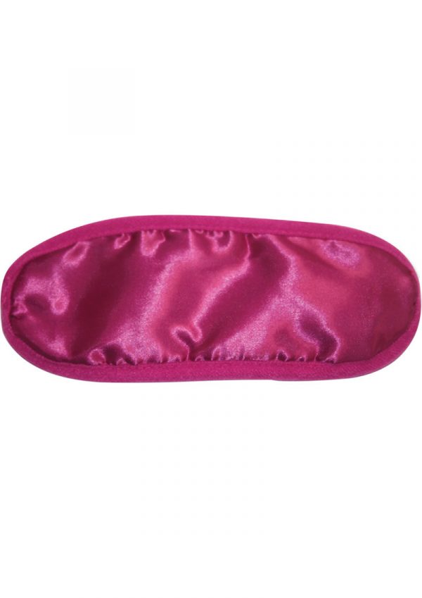 Sex And Mischief Satin Hot Pink Blindfold Hot Pink