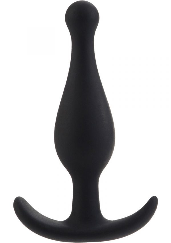 Booty Call Booty Rocker Silicone Anal Plug Black