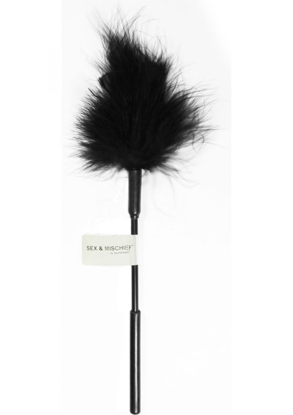 Sex And Mischief Feather Tickler Black