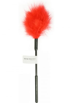 Sex And Mischief Feather Tickler Red