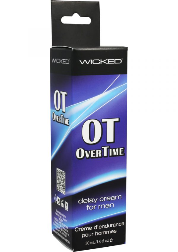 Wicked Overtime Delay Cream For Men 1 Ounce