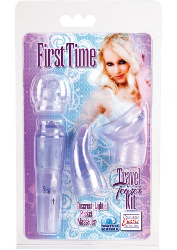 First Time Travel Teaser Massager Kit Waterproof Purple