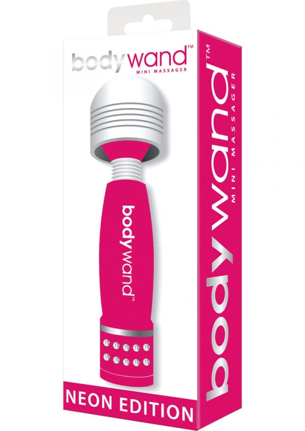 Bodywand Neon Edition Mini Massager Purple 4 Inch