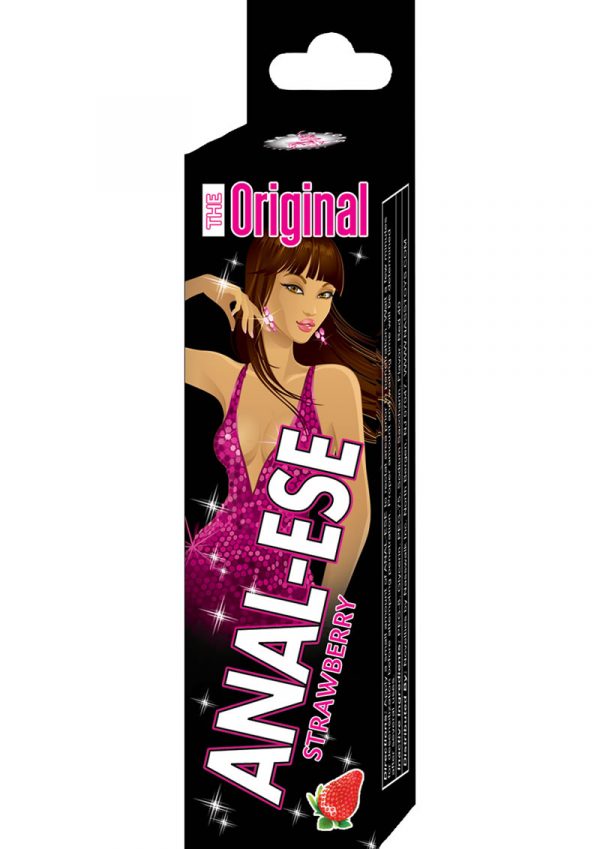 Anal-ese Flavored Desensitizing Anal Gel Strawberry .5 Ounce