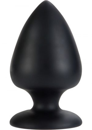 Colt XL Big Boy Silicone Anal Plug Black 4.5 Inch