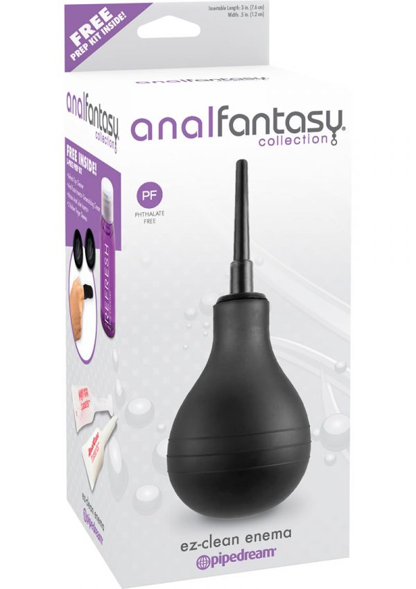 Anal Fantasy Collection EZ Clean Enema Bulb Black