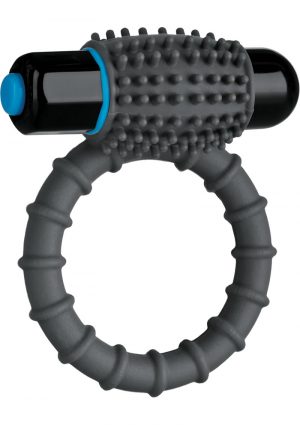 Optimale Silicone Vibrating C-Ring Waterproof Slate