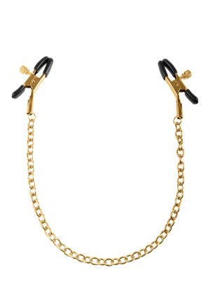 Fetish Fantasy Gold Nipple Clamps Gold