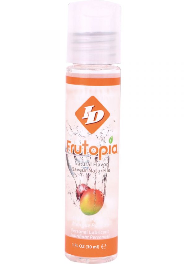 Frutopia Natural Flavor Water Based Personal Lubricant Mango 1 Ounce Bottle