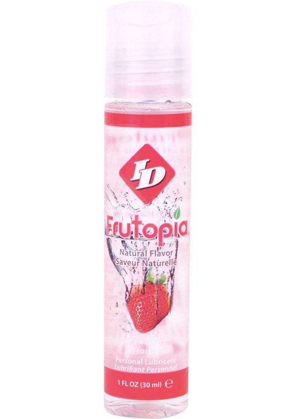 Frutopia Natural Flavor Water Based Personal Lubricant Strawberry 1 Ounce Bottle