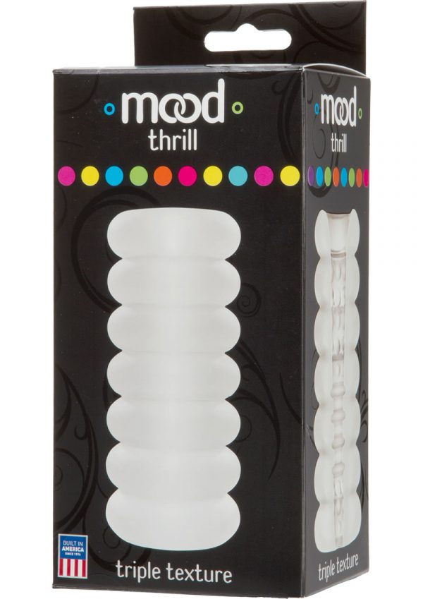 Mood Thrill Triple Texture Masturbator Frost