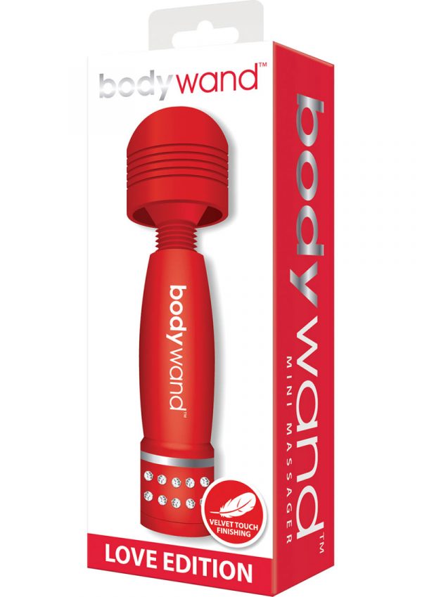 Bodywand Mini Love Edition Body Massager Red 4 Inch