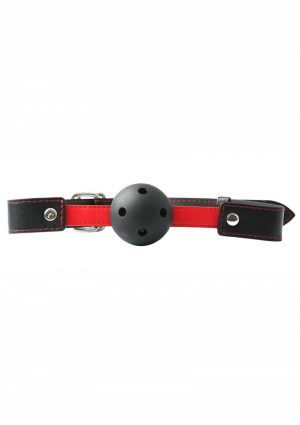 Sex and Mischief Hush Ball Gag Adjustable Strap 1.75 Diameter Ball