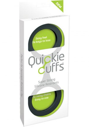 Quickie Cuffs Silicone Restraints Large Black