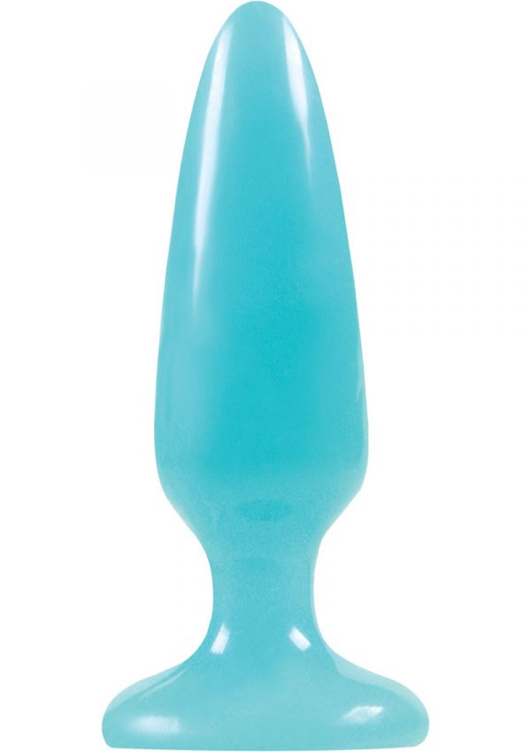 Firefly Glow In The Dark Pleasure Plug Blue Small