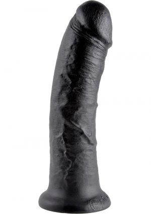 King Cock Realistic Dildo Black 8 Inch