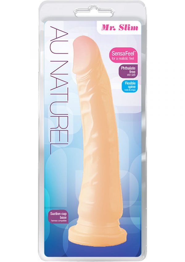 Au Naturel Mr. Slim Realistic Dildo 9.5 Inch