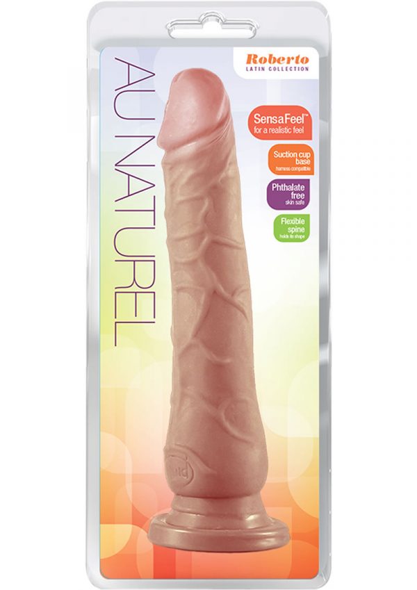 Au Naturel Roberto Latin Collection Realistic Dildo 9 Inch