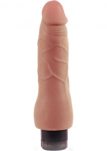 Au Naturel Tomas Latin Collection Realistic Vibrator Waterproof Brown 9 Inch