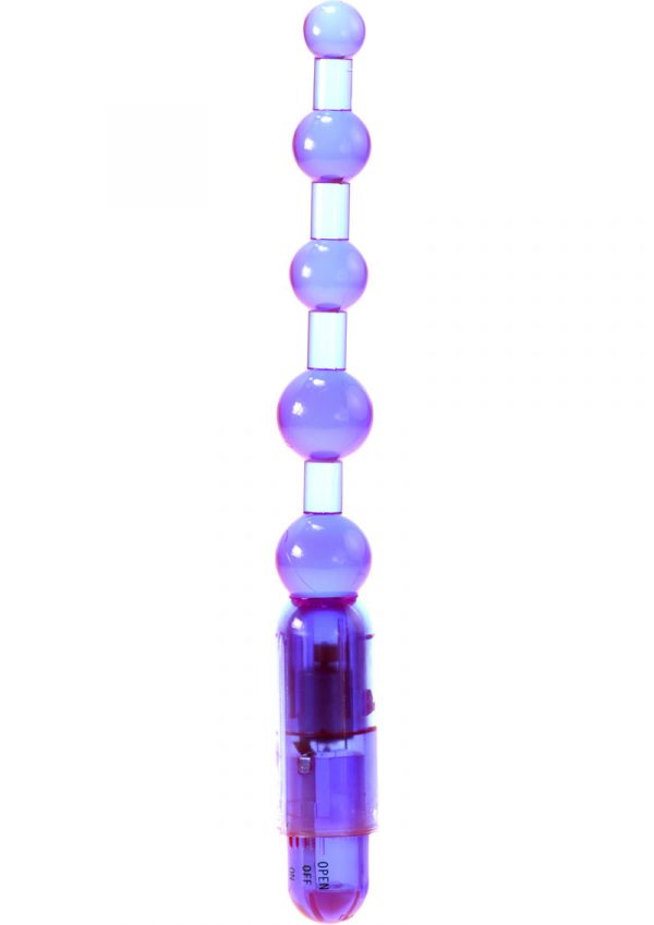 Kinx Anovibe Anal Beads Waterproof Purple 5 Inch