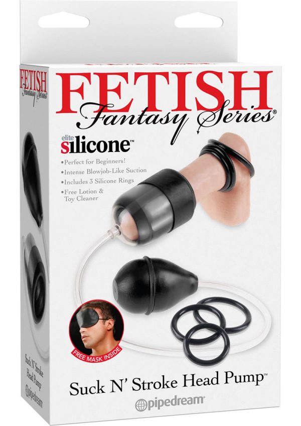 Fetish Fantasy Series Suck N` Stroke Head Pump Black