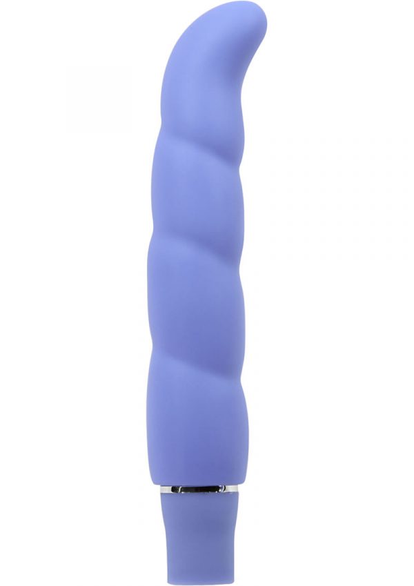 Luxe Purity G Multifuction Vibe Silicone Waterproof Periwinkle 6.25 Inch