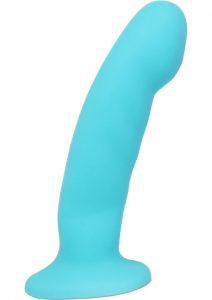 Luxe Cici Silicone Dildo Splashproof Blue 6.5 Inch