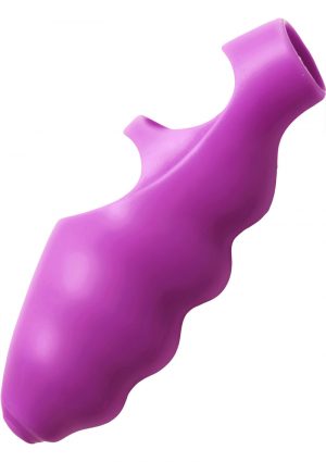 Frisky Ripples Finger Bang`her Vibe Silicone Purple