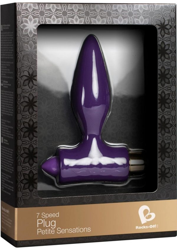 Plug 7 Speed Silicone Waterproof Purple