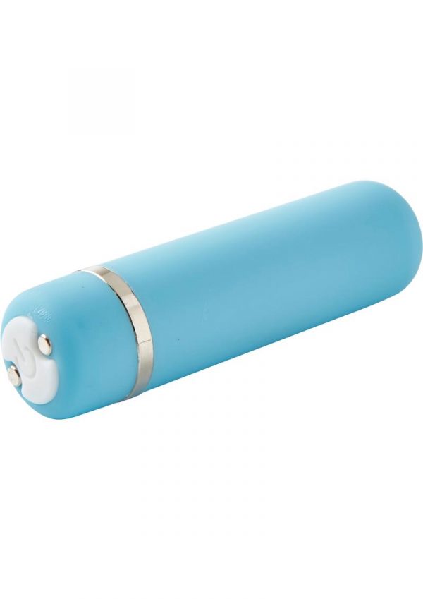 Joie 15 Function USB Rechargeable Bullet Waterproof Blue 2.5 Inch