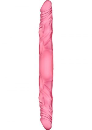 B Yours Double Dildo Jelly Pink 14 Inches