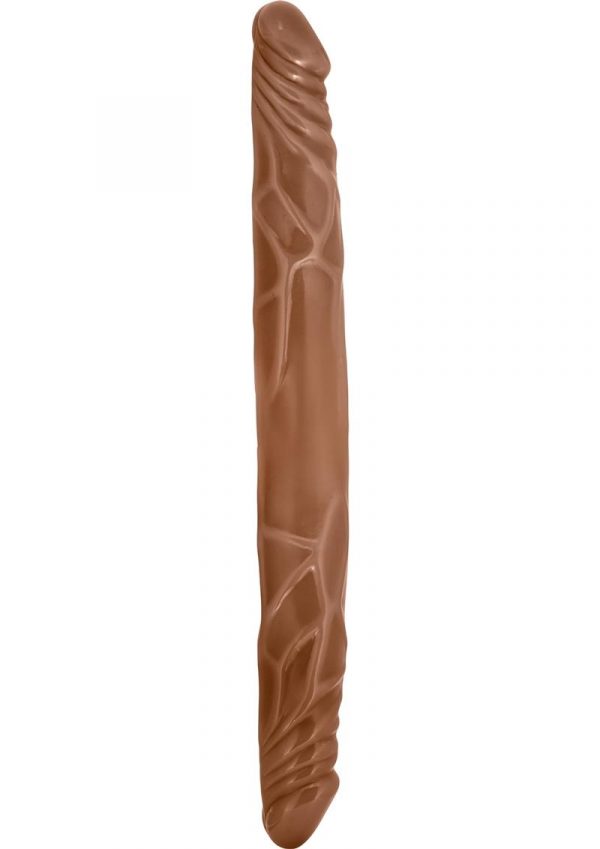 B Yours Double Dildo Latin Brown 14 Inches