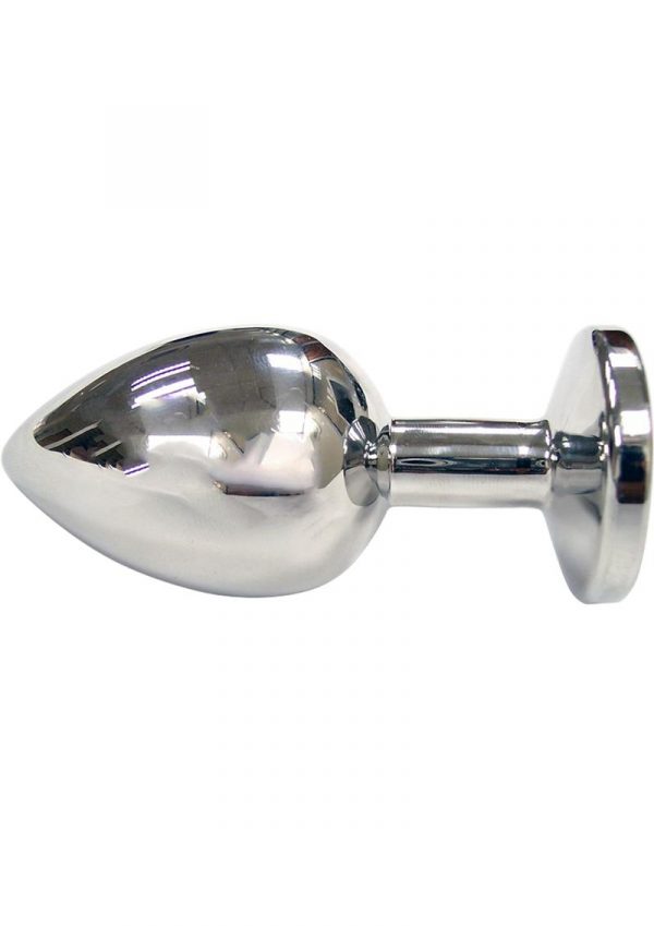 Rouge Anal Butt Plug Stainless Steel Large