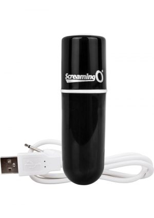 Charged Vooom Rechargeable Bullet Vibe Waterproof Black