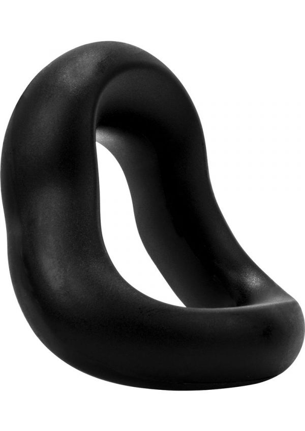 SwingO Curve Silicone Cockring Black