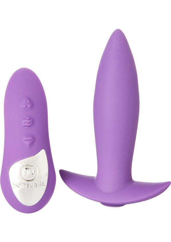 Mini Plug 15 Function Remote Control Waterproof Purple