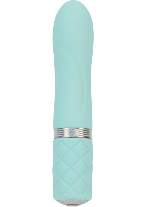 Pillow Talk Flirty USB Rechargeable Silicone Bullet Teal