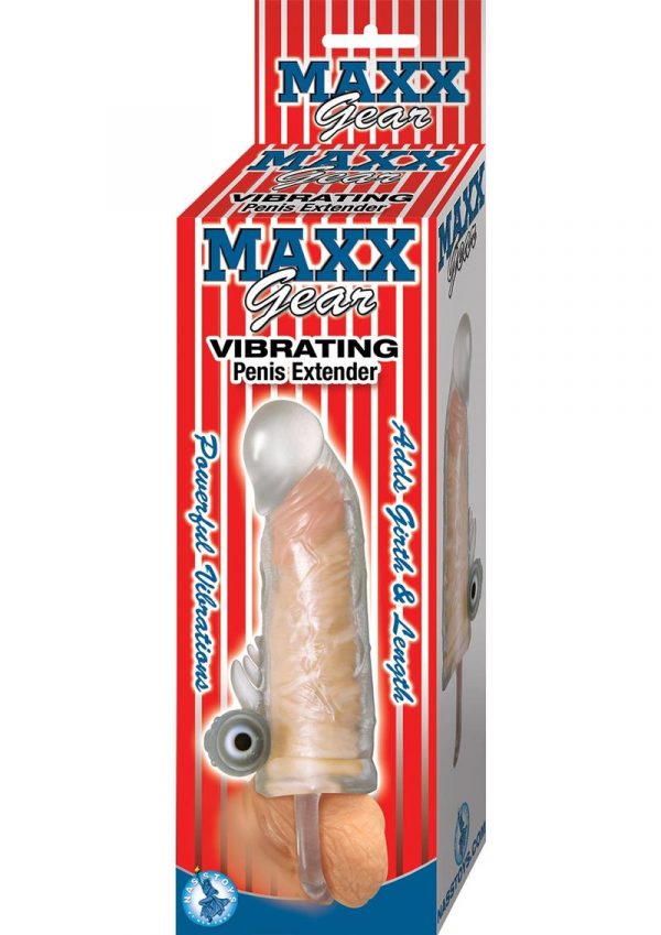 Maxx Gear Vibrating Penis Extender Clear