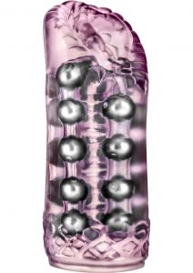 M For Men Super Stroker Beaded Masturbator Pink 5.50 Inch