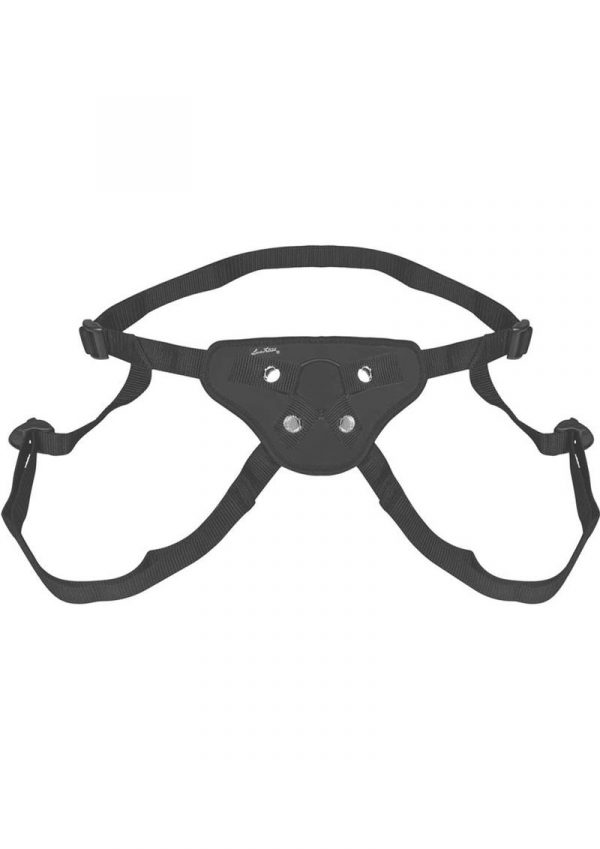 Lux Fetish Beginners Strap-On Harness Adjustable Black