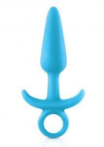 Firefly Prince Small Anal Plug Silicone Glow In The Dark - Blue